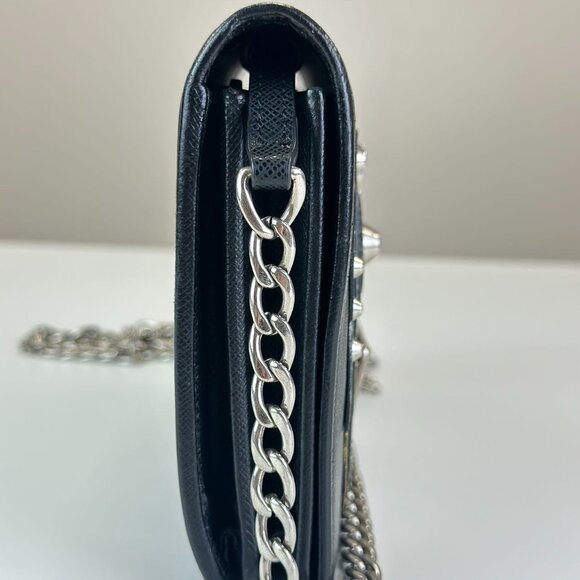 Prada Black Leather Shoulder Bag Crossbody - Picture 4 of 8